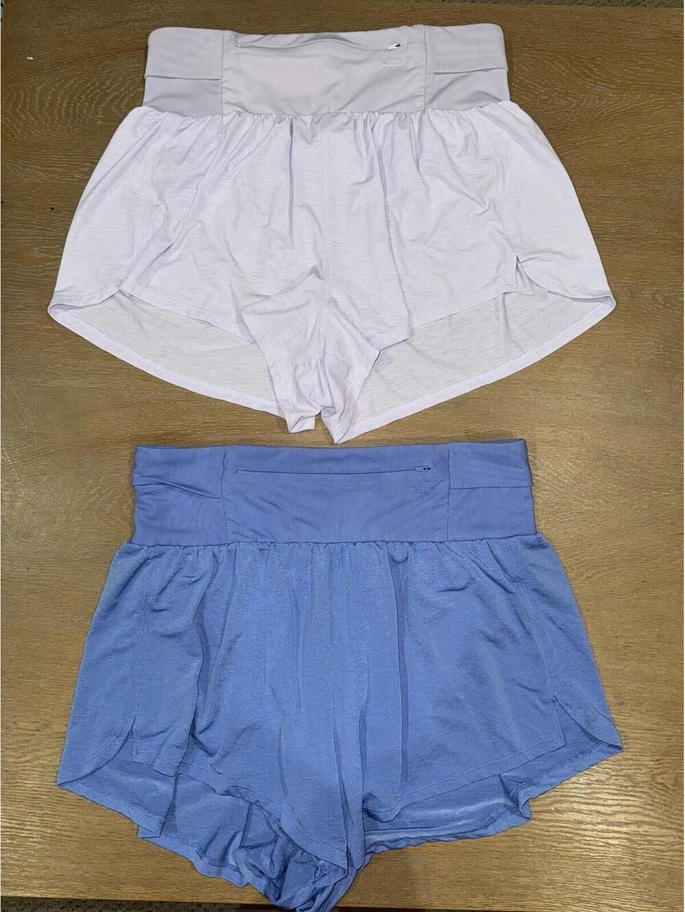 Free People FP Movement Shorts Women’s LARGE Light As Air- High Waisted Running